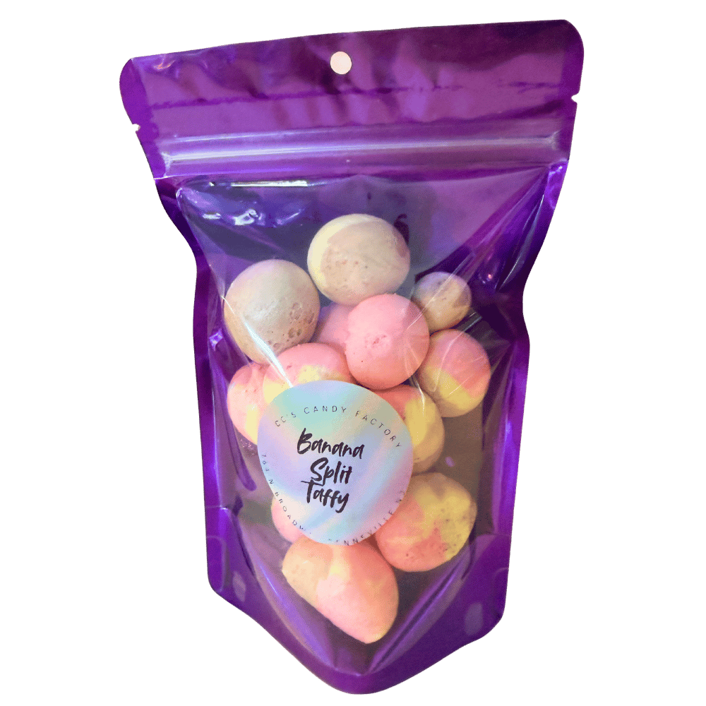 Freeze-Dried Banana Split Taffy | Freeze-Dried Salt Water Taffy