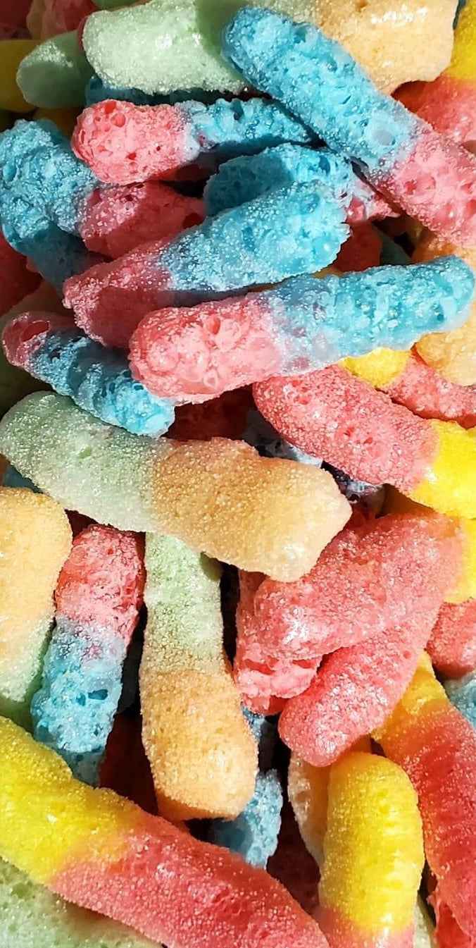 Sour Worms | Freeze Dried Candy - CCs Candy Factory