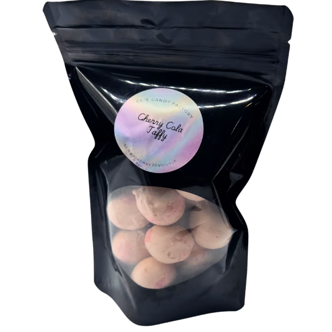 Cherry Cola Taffy | Freeze Dried Candy | Salt Water Taffy