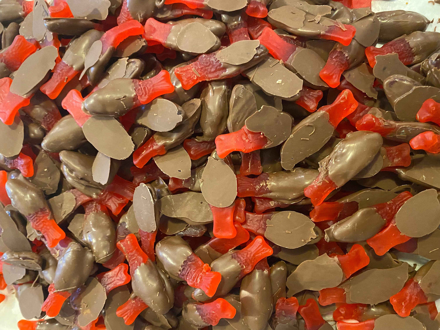 Chocolate Covered Swedish Fish | Chocolate Covered Candy - CCs Candy Factory