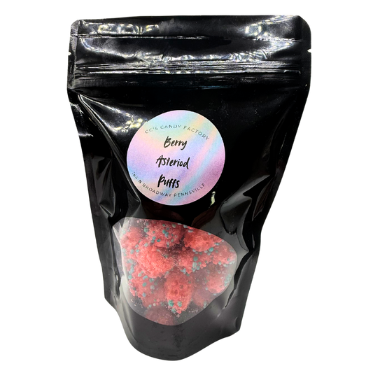 Berry Asteroid Puffs | Freeze Dried Candy