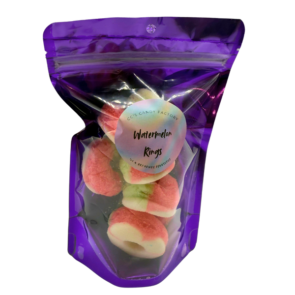 Watermelon Rings | Freeze Dried Candy - CCs Candy Factory