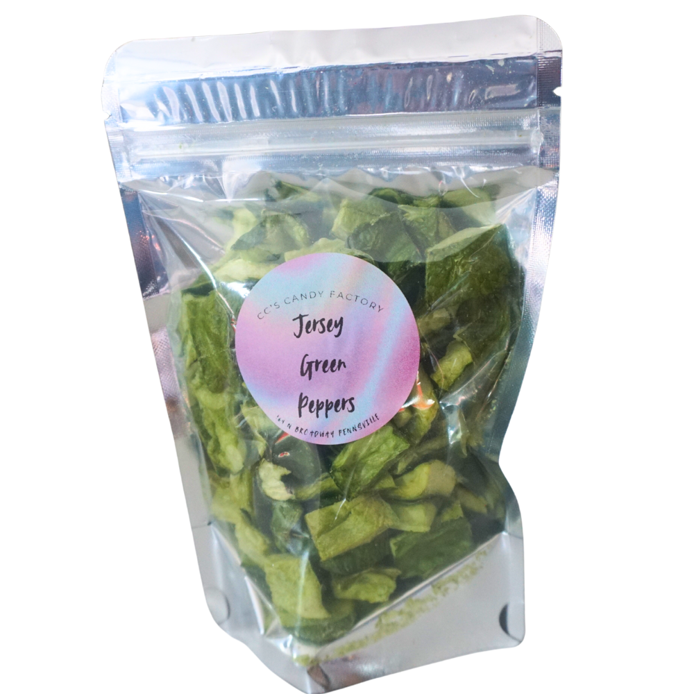 Freeze-Dried Jersey Green Peppers | Freeze-Dried Fruit and Vegetables