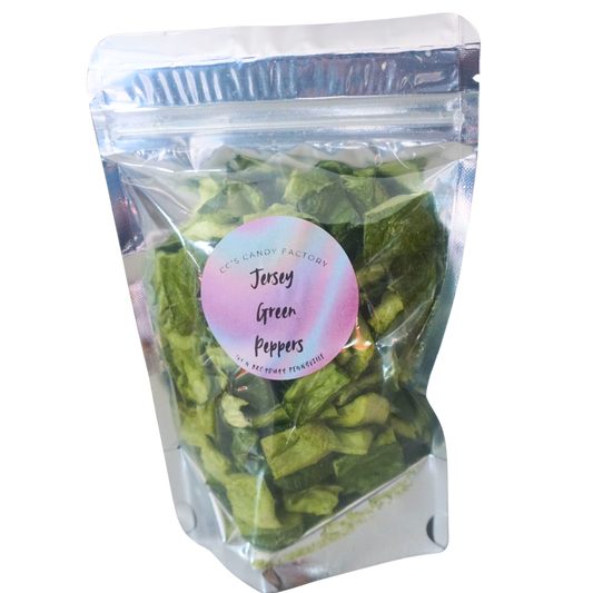 Freeze-Dried Jersey Green Peppers | Freeze-Dried Fruit and Vegetables