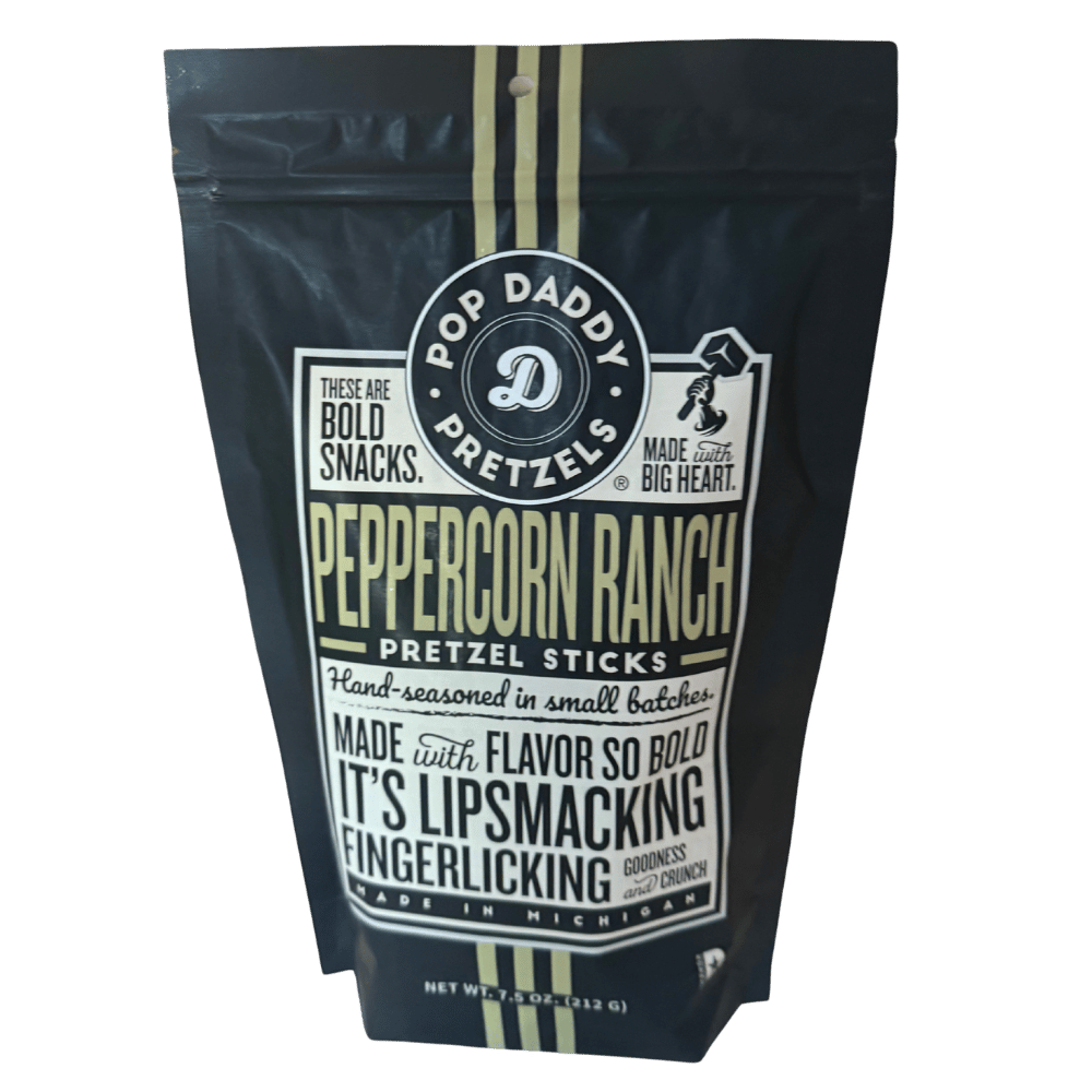 Pop Daddy Peppercorn Ranch Pretzels – CC’s Candy Factory | Pretzels