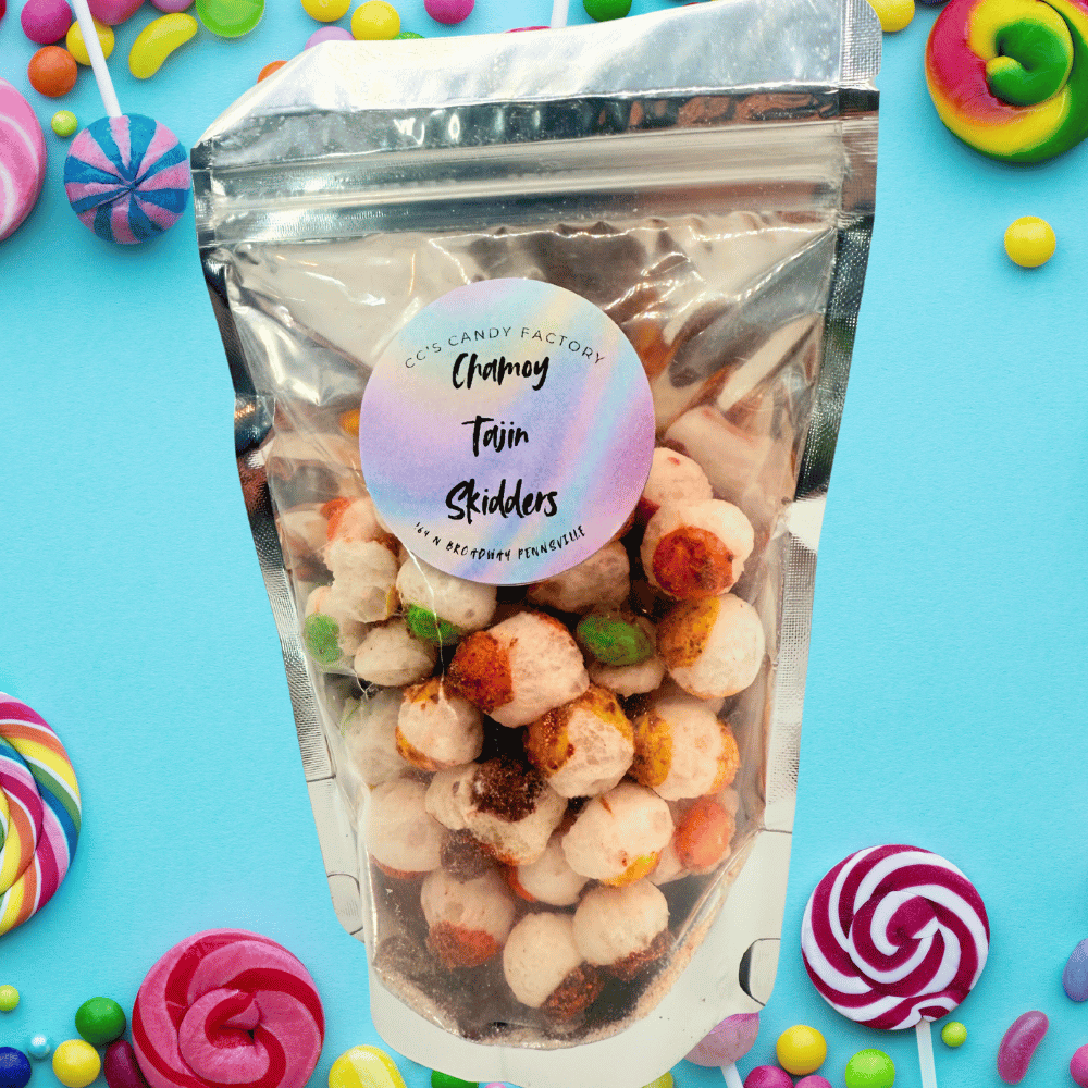 Chamoy Tajin Skidders | Freeze Dried Candy - CCs Candy Factory