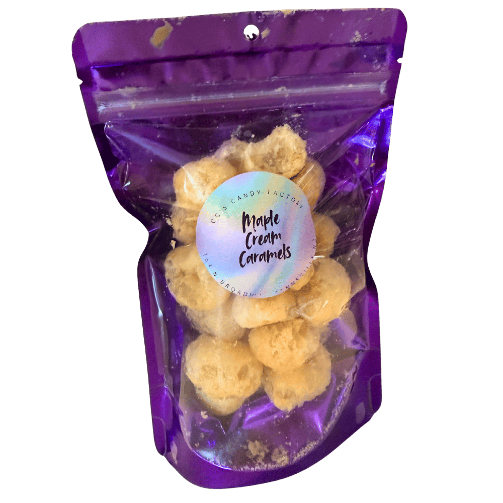 Freeze-Dried Maple Caramels | Freeze-Dried Candy | Pick-Up Only