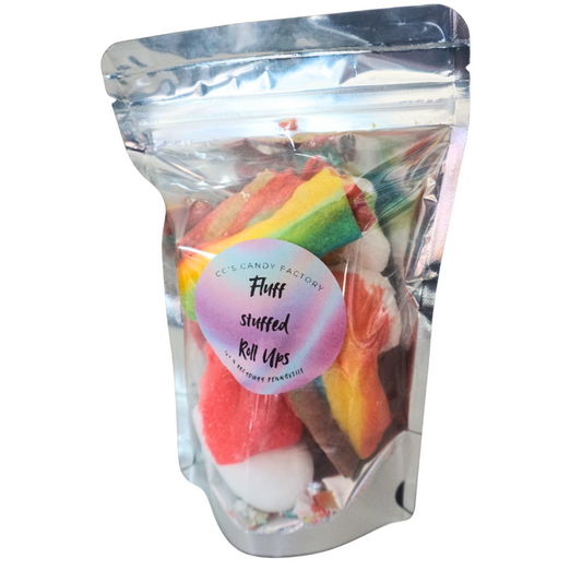 Freeze-Dried Fluff Stuffed Roll-Ups | Freeze-Dried Candy