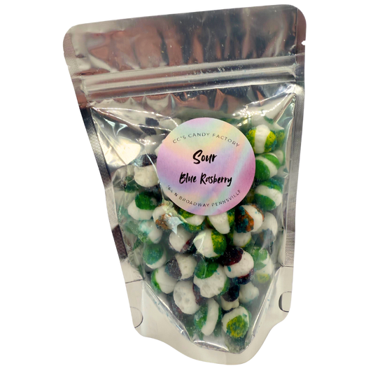 Sour Blue Raspberry Skidders | Freeze Dried Candy