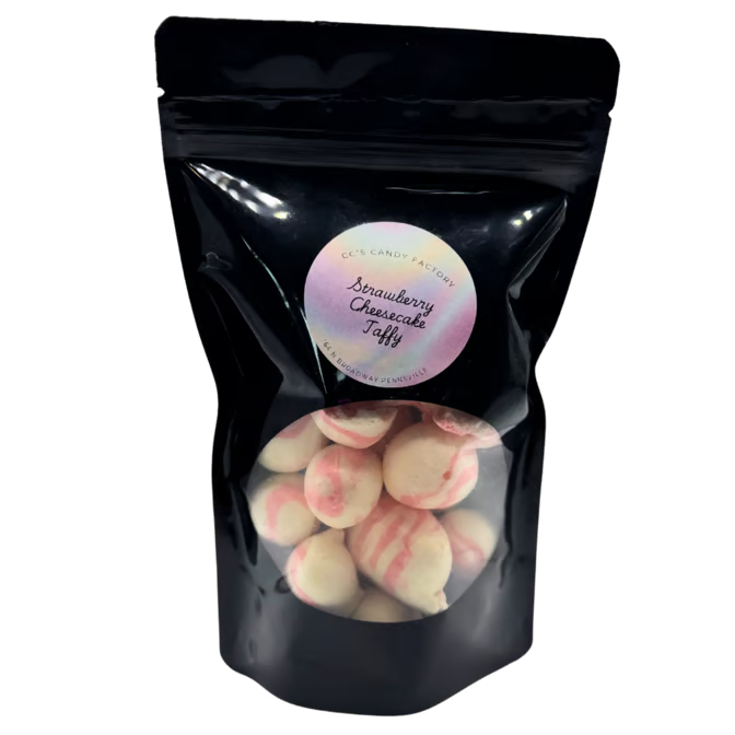 Strawberry Cheesecake Taffy | Freeze Dried Candy | Salt Water Taffy