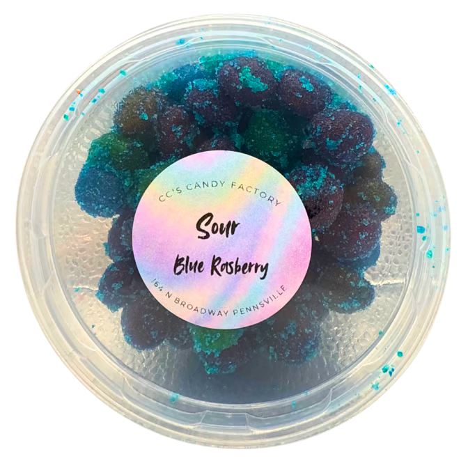 Sour Blue Raspberry Gushers | Candy