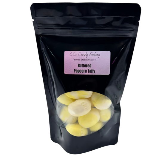 Buttered Popcorn Taffy | Freeze Dried Candy | Salt Water Taffy