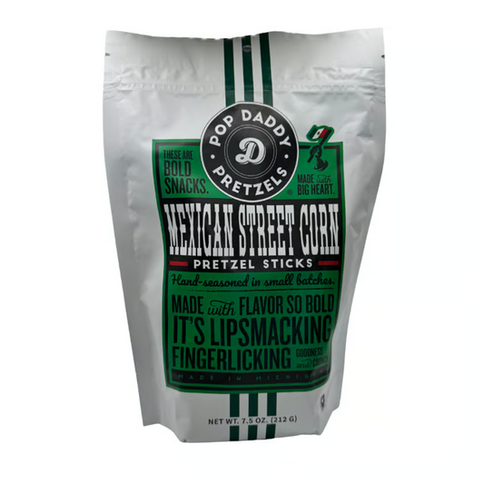 Pop Daddy Mexican Street Corn Pretzels – CC’s Candy Factory | Pretzels