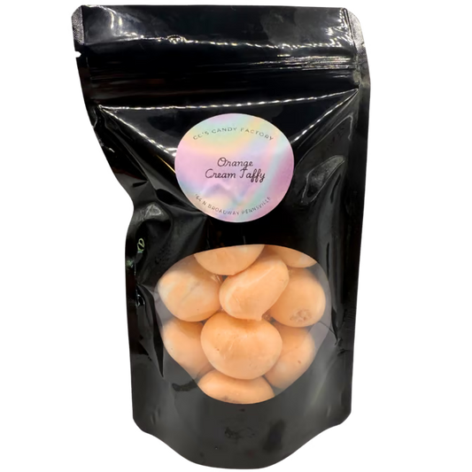 Orange Cream Taffy | Freeze Dried Candy | Salt Water Taffy